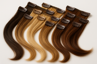 clip-in extensions natural colour